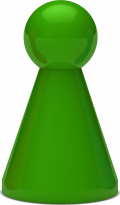 Spielfigur grün